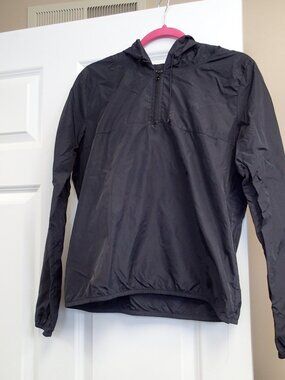 "Pink" Brand Black Windbreaker Size XS-S